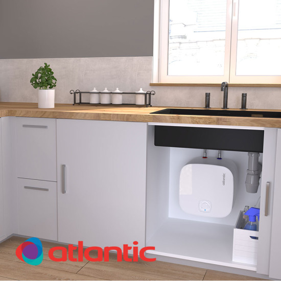 [parent_category] - Малолитражни - БОЙЛЕР ATLANTIC Nanto 15л, емайлиран, монтаж под мивка, 2kW