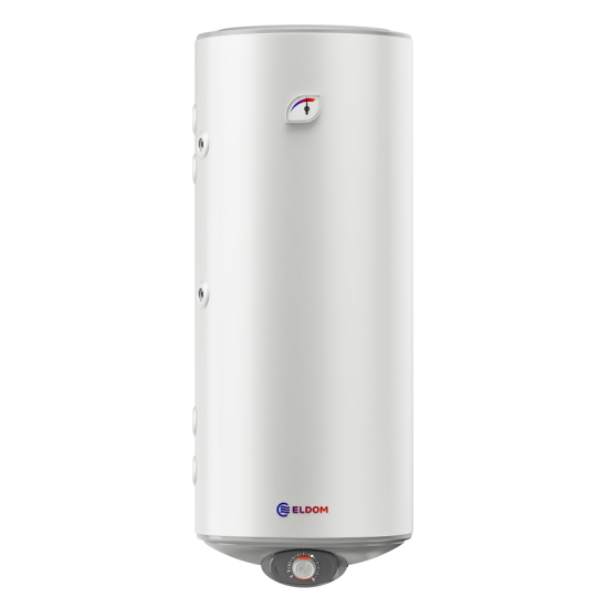 [parent_category] - Със серпентина - БОЙЛЕР ЕЛДОМ WVF12046IS21L 120л, вертикален, неръждаем, две паралелни серпентини, изводи отляво, 3kW