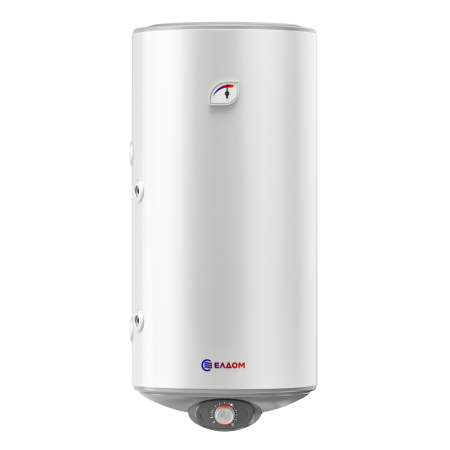БОЙЛЕР ЕЛДОМ WVF10046ISL 100л, вертикален, неръждаем, една серпентина, изводи отляво, 3kW