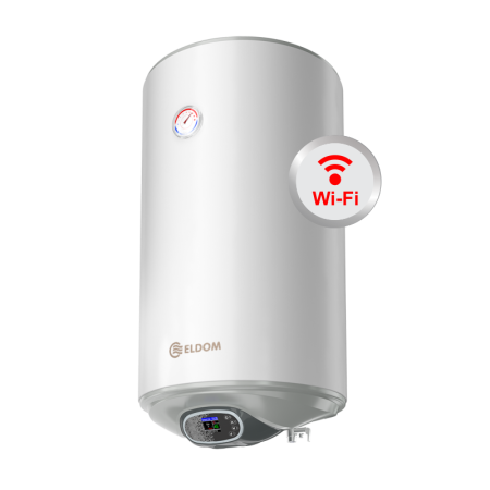 БОЙЛЕР ЕЛДОМ WV08046EW 80л, вертикален, емайлиран, Wi-Fi, 3kW