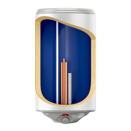 [parent_category] - Обемни - БОЙЛЕР ЕЛДОМ WVY08044FD STYLE DRY 80л, вертикален, емайлиран, сух нагревател, 2kW