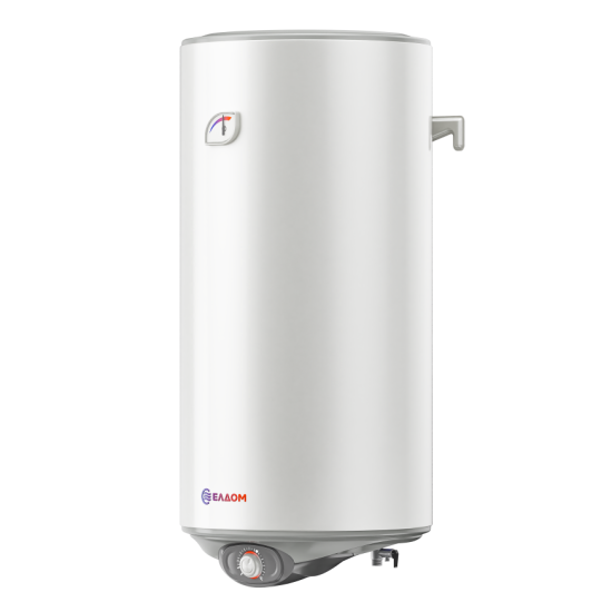 [parent_category] - Обемни - БОЙЛЕР ЕЛДОМ WVF10046QC ЕВРИКА 100л, вертикален, емайлиран, керамичен нагревател, 2kW