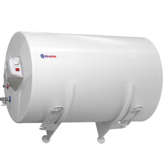 [parent_category] - Обемни - БОЙЛЕР ЕЛДОМ FHM15059FL 150л, хоризонтален, емайлиран, eл. изводи и тръби отляво, 3kW