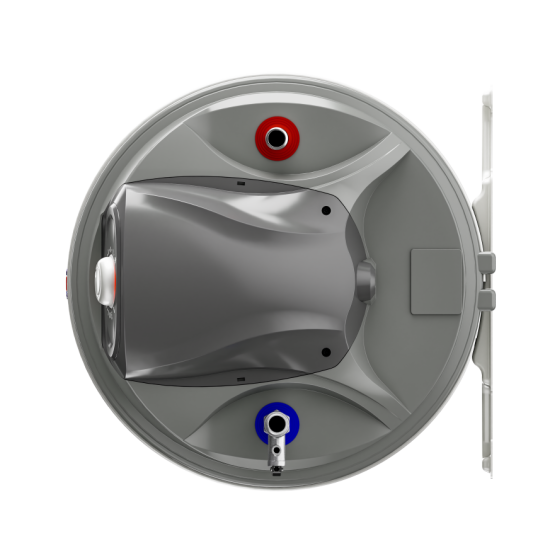 [parent_category] - Обемни - БОЙЛЕР ЕЛДОМ WHF05039FR 50л, хоризонтален, емайлиран, eл. изводи и тръби отдясно, 2kW