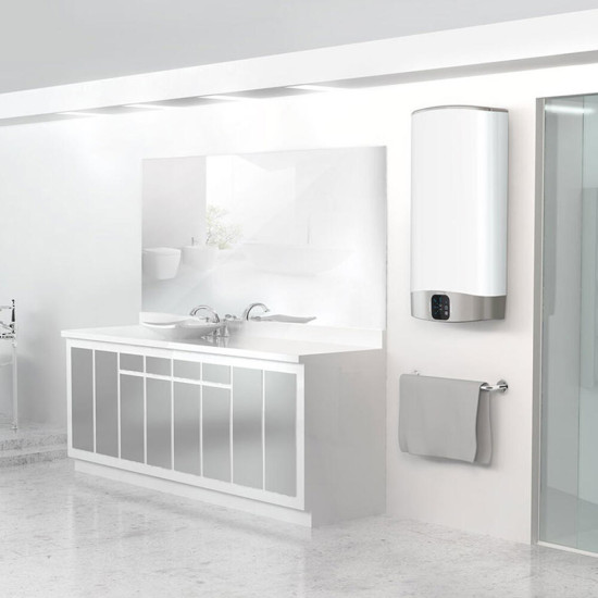 [parent_category] - Обемни - БОЙЛЕР ARISTON VELIS EVO 80 EU V/H, 65л, универсален монтаж, емайлиран, 1.5kW