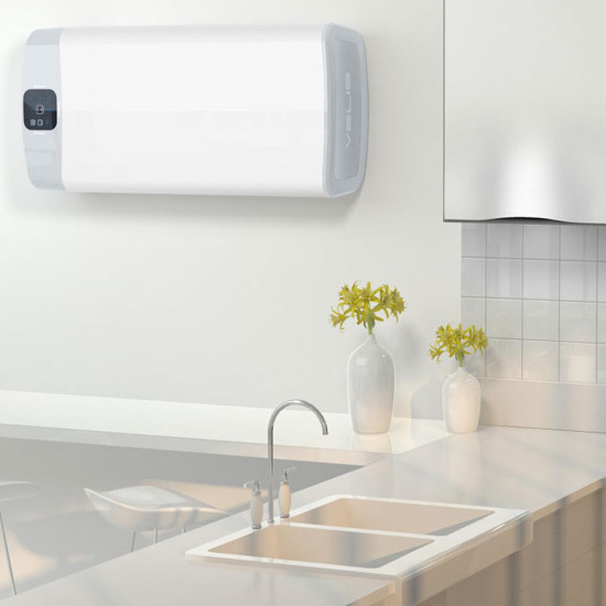 [parent_category] - Обемни - БОЙЛЕР ARISTON VELIS EVO 80 EU V/H, 65л, универсален монтаж, емайлиран, 1.5kW