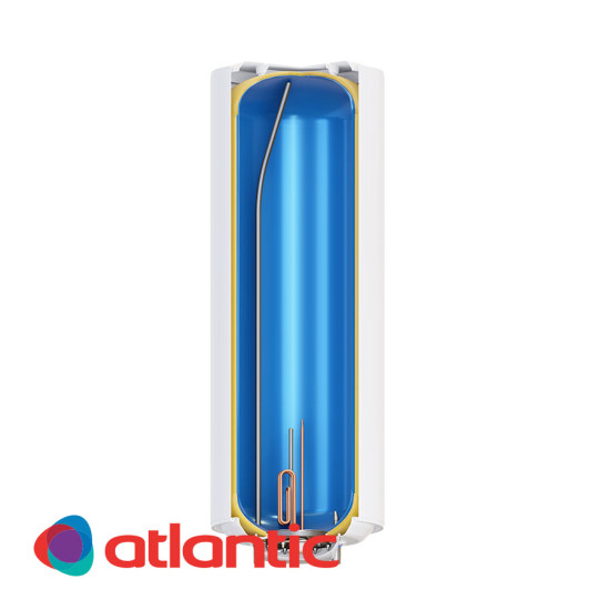 [parent_category] - Обемни - БОЙЛЕР ATLANTIC O’Pro Turbo + 200л, вертикален, емайлиран, подово стоящ, 2.2kW