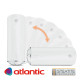 [parent_category] - Обемни - БОЙЛЕР ATLANTIC Steatite Slim 50л, универсален монтаж, емайлиран, керамичен нагревател, 2.1kW