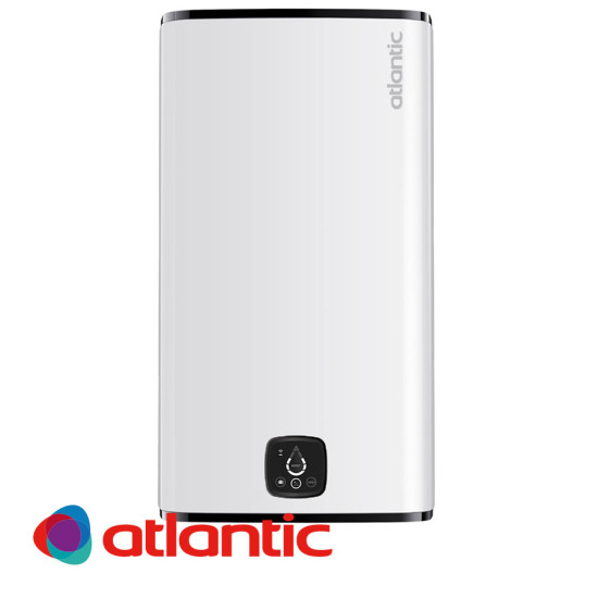 [parent_category] - Обемни - БОЙЛЕР ATLANTIC Steatite CUBE Wi-Fi 75л, вертикален, емайлиран, керамичен нагревател, 2.4kW