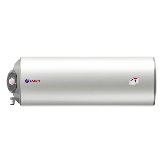 [parent_category] - Със серпентина - БОЙЛЕР ЕЛДОМ WHF08039FLSL 80л, хоризонтален, емайлиран,една серпентина, изводи отляво, ел. отляво, 2kW