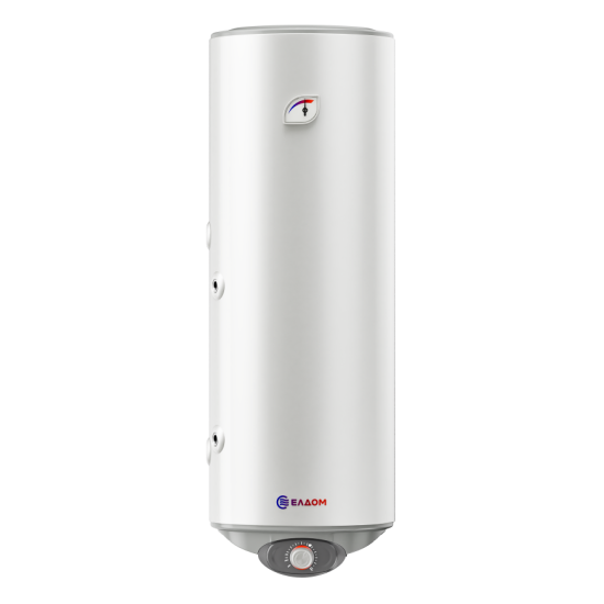[parent_category] - Със серпентина - БОЙЛЕР ЕЛДОМ WVF08039FISL 80л, вертикален, неръждаем, една серпентина, изводи отляво, 3kW