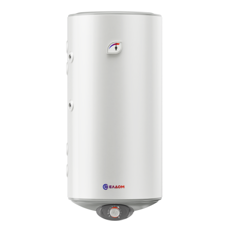 БОЙЛЕР ЕЛДОМ WVF10046FS21L 100л, вертикален, емайлиран, две паралелни серпентини, изводи отляво, 3kW