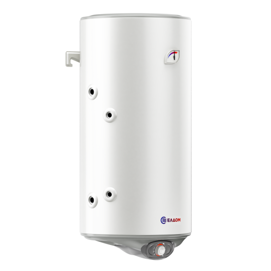 [parent_category] - Със серпентина - БОЙЛЕР ЕЛДОМ  WVF10046FSL 100л, вертикален, емайлиран, eдна серпентина, изводи отляво, 3kW