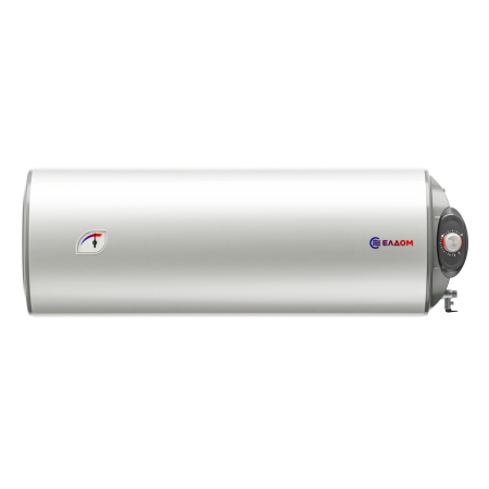 БОЙЛЕР ЕЛДОМ WHF08039FRSR 80л, хоризонтален, емайлиран,една серпентина, изводи отдясно, ел. отдясно, 2kW