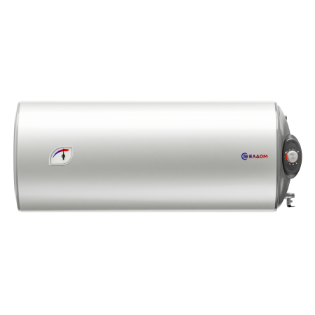 БОЙЛЕР ЕЛДОМ WHF12046FRSR 120л, хоризонтален, емайлиран,една серпентина, изводи отдясно, ел. отдясно, 3kW