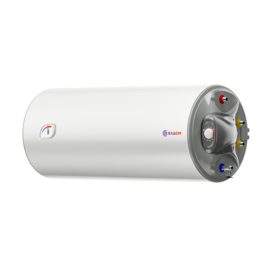 [parent_category] - Със серпентина - БОЙЛЕР ЕЛДОМ WHF12046FRSR 120л, хоризонтален, емайлиран,една серпентина, изводи отдясно, ел. отдясно, 3kW
