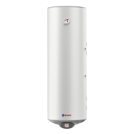 БОЙЛЕР ЕЛДОМ WVF15046IS21R 150л, вертикален, неръждаем, две паралелни серпентини, изводи отдясно, 3kW