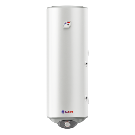 БОЙЛЕР ЕЛДОМ WVF08039FISR 80л, вертикален, неръждаем, една серпентина, изводи отдясно, 3kW