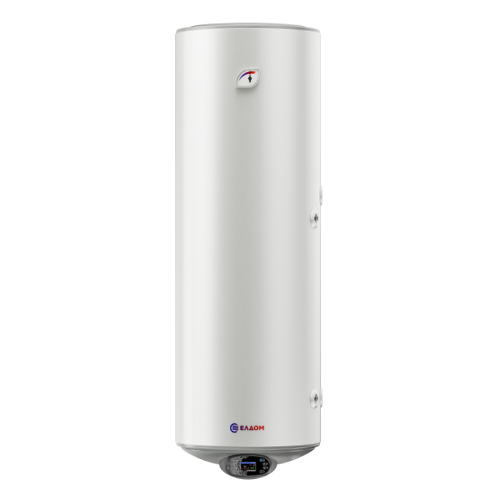 [parent_category] - Със серпентина - БОЙЛЕР ЕЛДОМ  WVF15046FSRE 150л, вертикален, емайлиран, eдна серпентина, изводи отдясно, електронно управление, 3kW