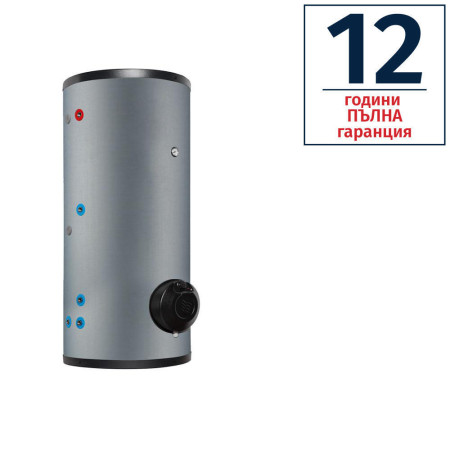 БОЙЛЕР TEDAN COMBI PRO MAX INOX 200л, две паралелни серпентини, неръждаем, подово стоящ, 6kW