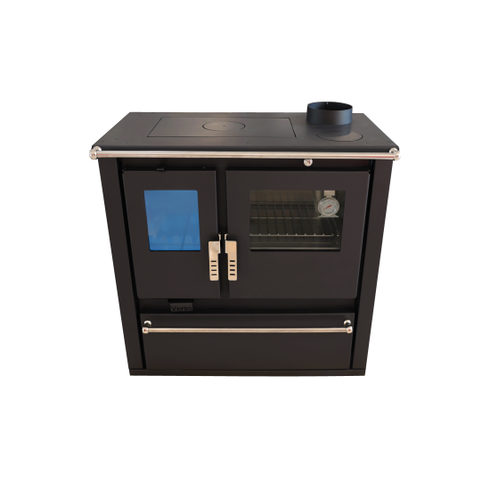 [parent_category] - Готварски печки на твърдо гориво - Готварска печка на твърдо гориво VERSO CS Plus Inox