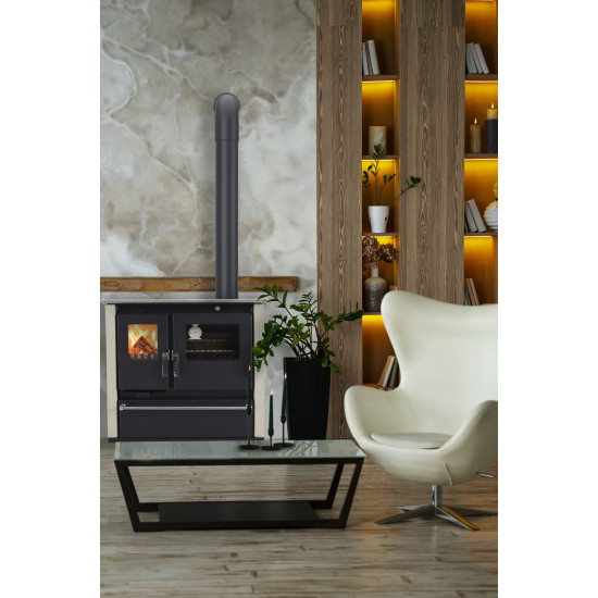 [parent_category] - Готварски печки на твърдо гориво - Готварска печка на твърдо гориво VERSO CS Plus Ceramic