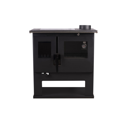 Готварска печка на твърдо гориво VERSO CS Plus Inox Ceramic