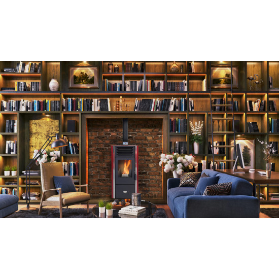 [parent_category] - Пелетни камини - Камина на пелети VERSO VPBS 8 CHROME