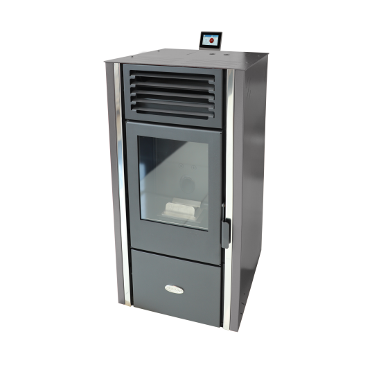 [parent_category] - Пелетни камини - Камина на пелети VERSO VPBS 8 CHROME