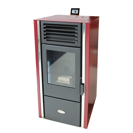 [parent_category] - Пелетни камини - Камина на пелети VERSO VPBS 8 CHROME