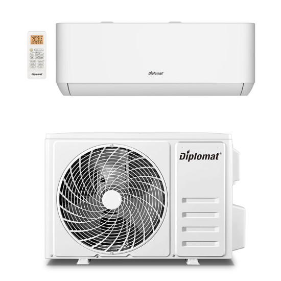 [parent_category] - Стенни климатици - Климатик инверторен DIPLOMAT DAC-120CAN, 12000 BTU, бял, A++