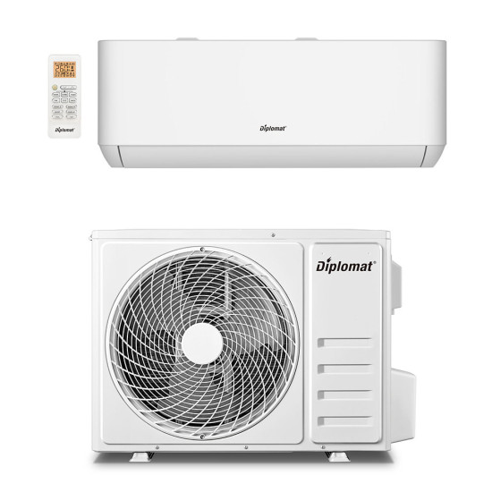 [parent_category] - Стенни климатици - Климатик инверторен DIPLOMAT DAC-181CAN, 18000 BTU, бял, A++