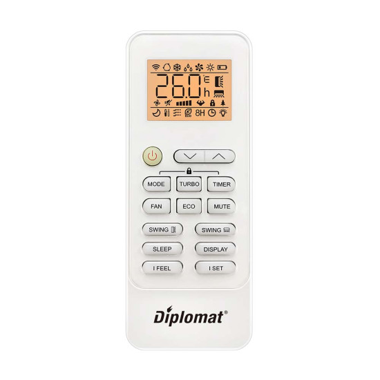 [parent_category] - Стенни климатици - Климатик инверторен DIPLOMAT DAC-181CAN, 18000 BTU, бял, A++