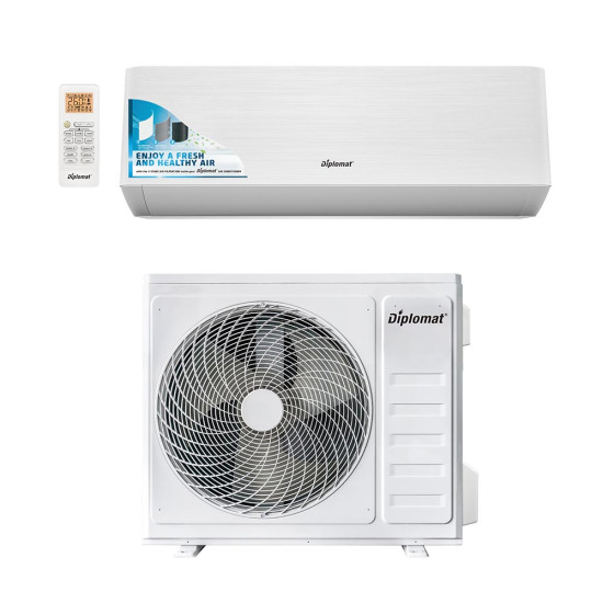 [parent_category] - Климатици - Климатик инверторен DIPLOMAT DAH-180SM Ultra Winter, 18000 BTU, Wi-Fi, бял, A+++