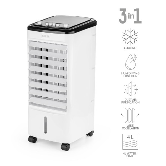 [parent_category] - Мобилни климатици и охладители - Мобилен охладител MUHLER MC-4014, 65W, механично управление