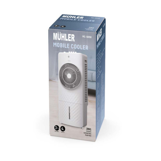 [parent_category] - Мобилни климатици и охладители - Мобилен охладител MUHLER MC-5050, 65W, механично управление