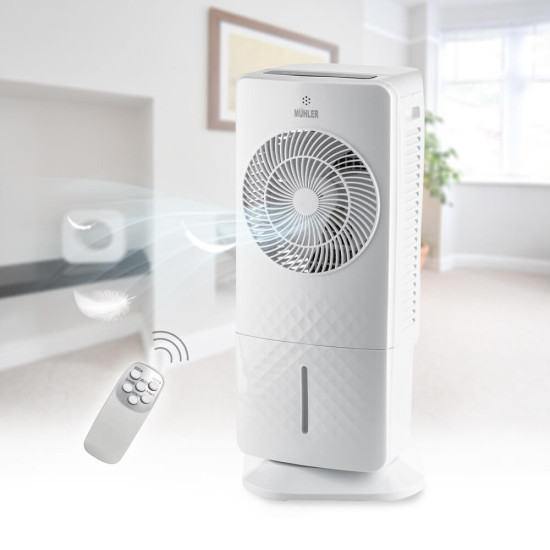 [parent_category] - Мобилни климатици и охладители - Мобилен охладител MUHLER MC-5055RC, 65W, дигитално управление