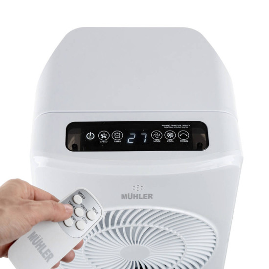 [parent_category] - Мобилни климатици и охладители - Мобилен охладител MUHLER MC-5055RC, 65W, дигитално управление