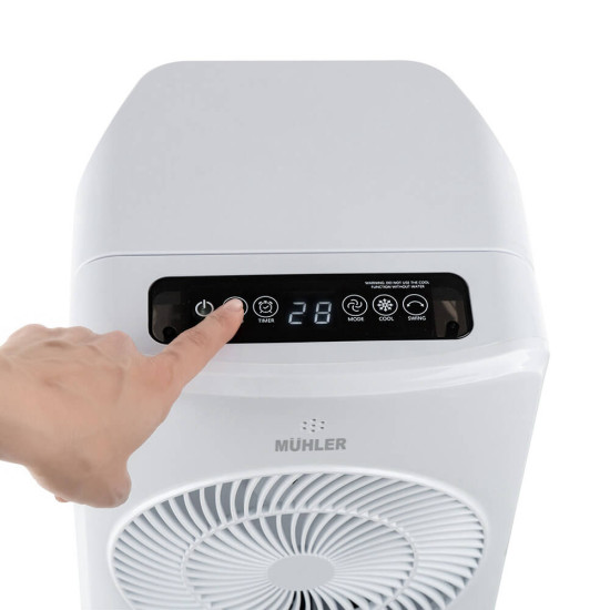 [parent_category] - Мобилни климатици и охладители - Мобилен охладител MUHLER MC-5055RC, 65W, дигитално управление