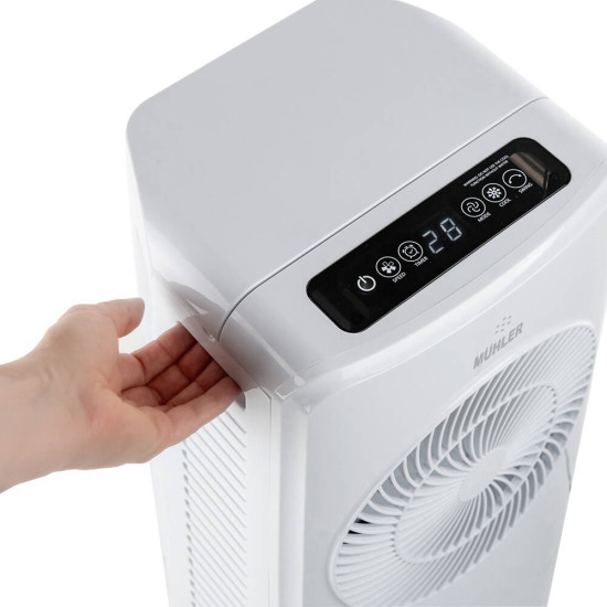 [parent_category] - Мобилни климатици и охладители - Мобилен охладител MUHLER MC-5055RC, 65W, дигитално управление