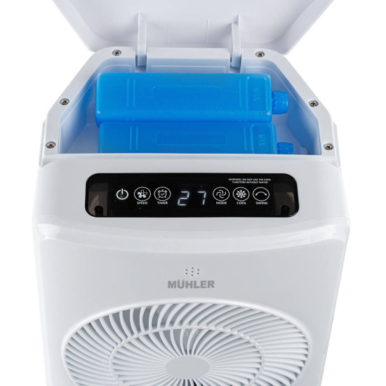 [parent_category] - Мобилни климатици и охладители - Мобилен охладител MUHLER MC-5055RC, 65W, дигитално управление