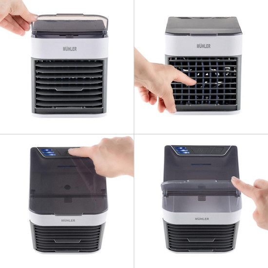 [parent_category] - Мобилни климатици и охладители - Настолен охладител MUHLER MC-585, USB