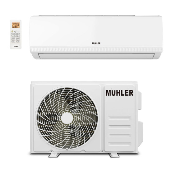 [parent_category] - Стенни климатици - Климатик инверторен MUHLER MAC-12SI, 12000 BTU, Wi-Fi, бял, A++