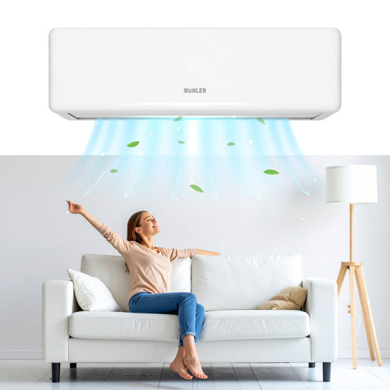 [parent_category] - Климатици - Климатик инверторен MUHLER MAC-180SC, 18000 BTU, Wi-Fi, бял, A++