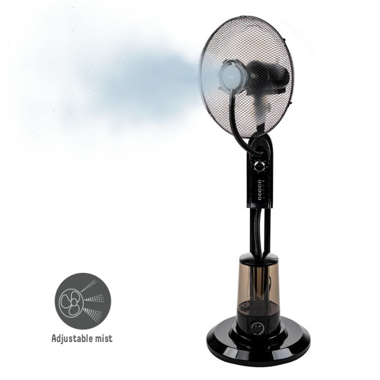 [parent_category] - Климатици - Вентилатор MUHLER MF-1677 16", 75W, таймер,  с водна мъгла