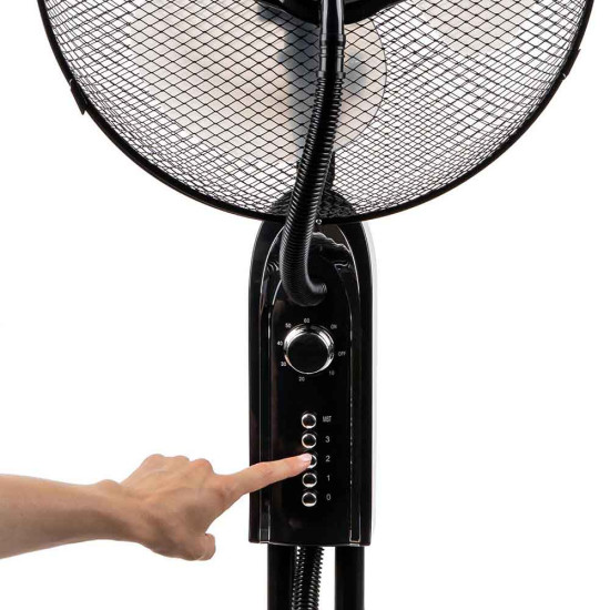 [parent_category] - Климатици - Вентилатор MUHLER MF-1677 16", 75W, таймер,  с водна мъгла