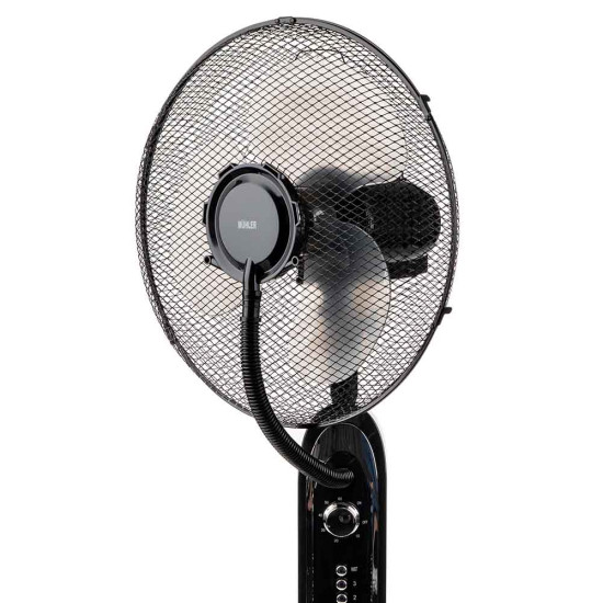 [parent_category] - Климатици - Вентилатор MUHLER MF-1677 16", 75W, таймер,  с водна мъгла