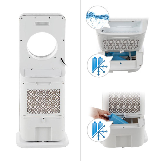 [parent_category] - Климатици - Мобилен охладител MUHLER MC-4000, 65W, безвитлов, LED
