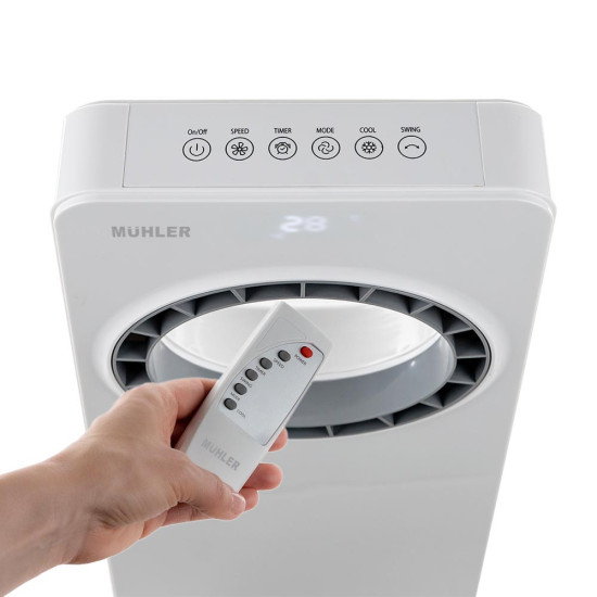 [parent_category] - Климатици - Мобилен охладител MUHLER MC-4000, 65W, безвитлов, LED