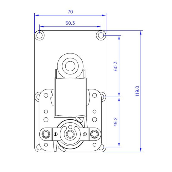 [parent_category] - Мотор редуктори MELLOR - Мотор редуктор Mellor FB1171 1.5 оборота 25W